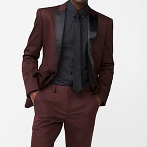 BRAND NEW Burgundy Tuxedo suit jacket